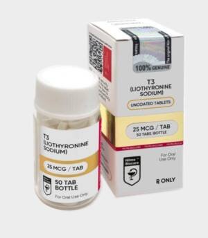 Hilma Biocare T3 (Liothyronine Sodium) 50tabs /25 mcg/tab