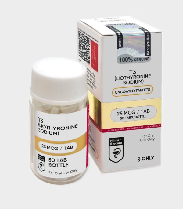Hilma Biocare T3 (Liothyronine Sodium) 50tabs /25 mcg/tab